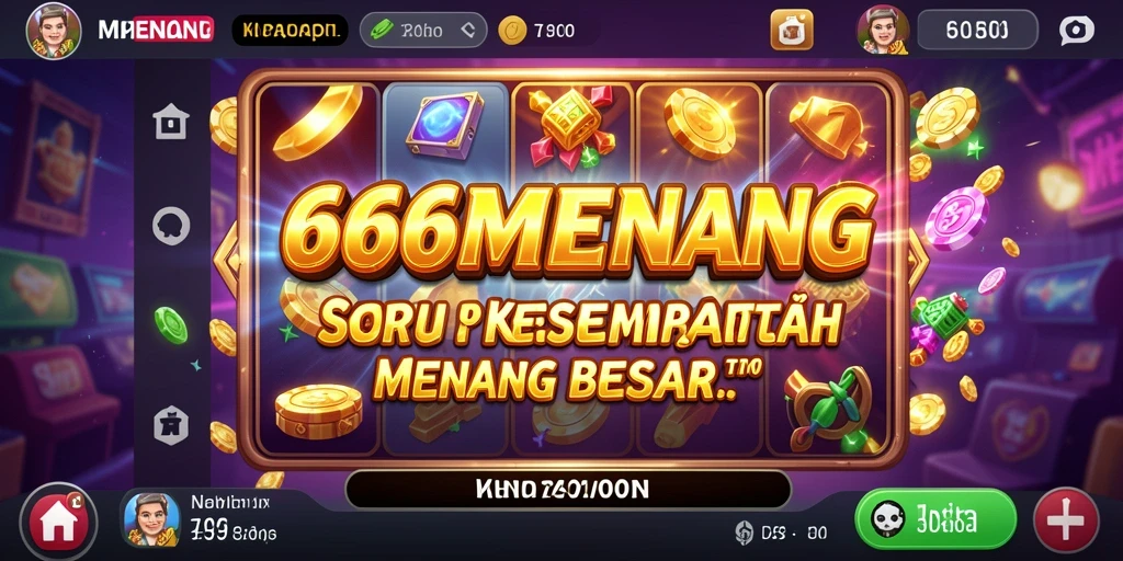 Tampilan gameplay Slot yang mengasyikkan di 666MENANG.
