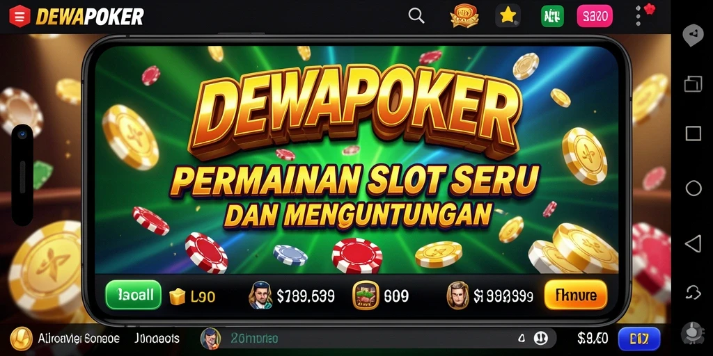 Screenshot gameplay DEWAPOKER yang seru dan menarik.