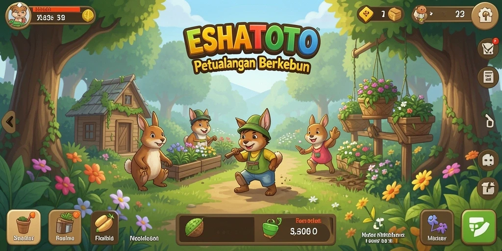 Tampilan gameplay ESHATOTO yang menarik dan penuh warna.
