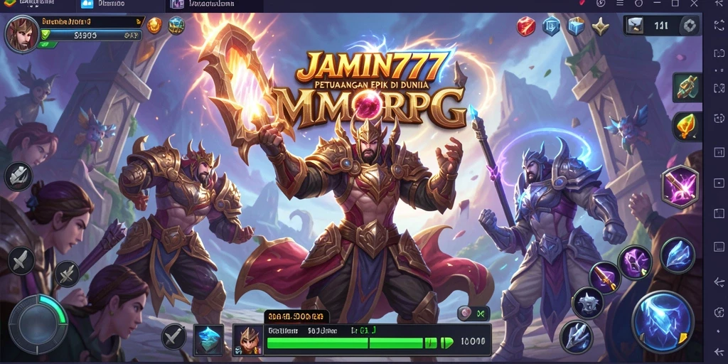 Tampilan gameplay menarik dari JAMIN777 dengan aksi pertarungan seru.