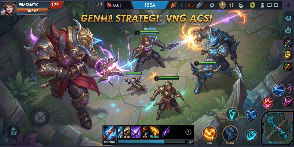 Tampilan menarik gameplay MOBA di PRAGMATIC123.