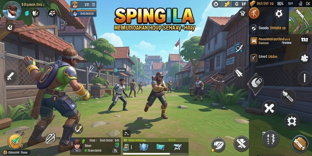 Screenshot utama SPINGILA menampilkan antarmuka aplikasi Utility yang intuitif.